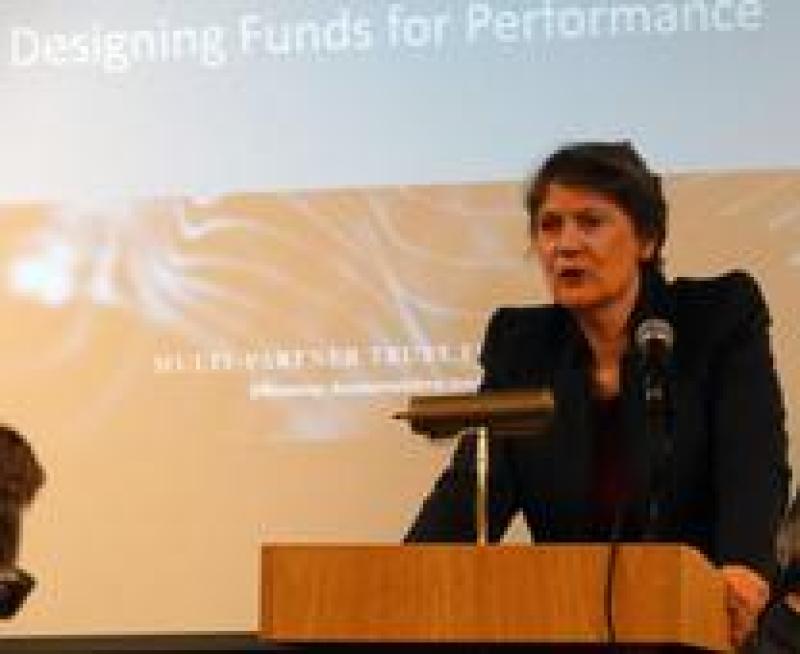 Helen Clark opens Symposium on “Designing Funds for Performance” Helen Clark opens Symposium on “Designing Funds for Performance”