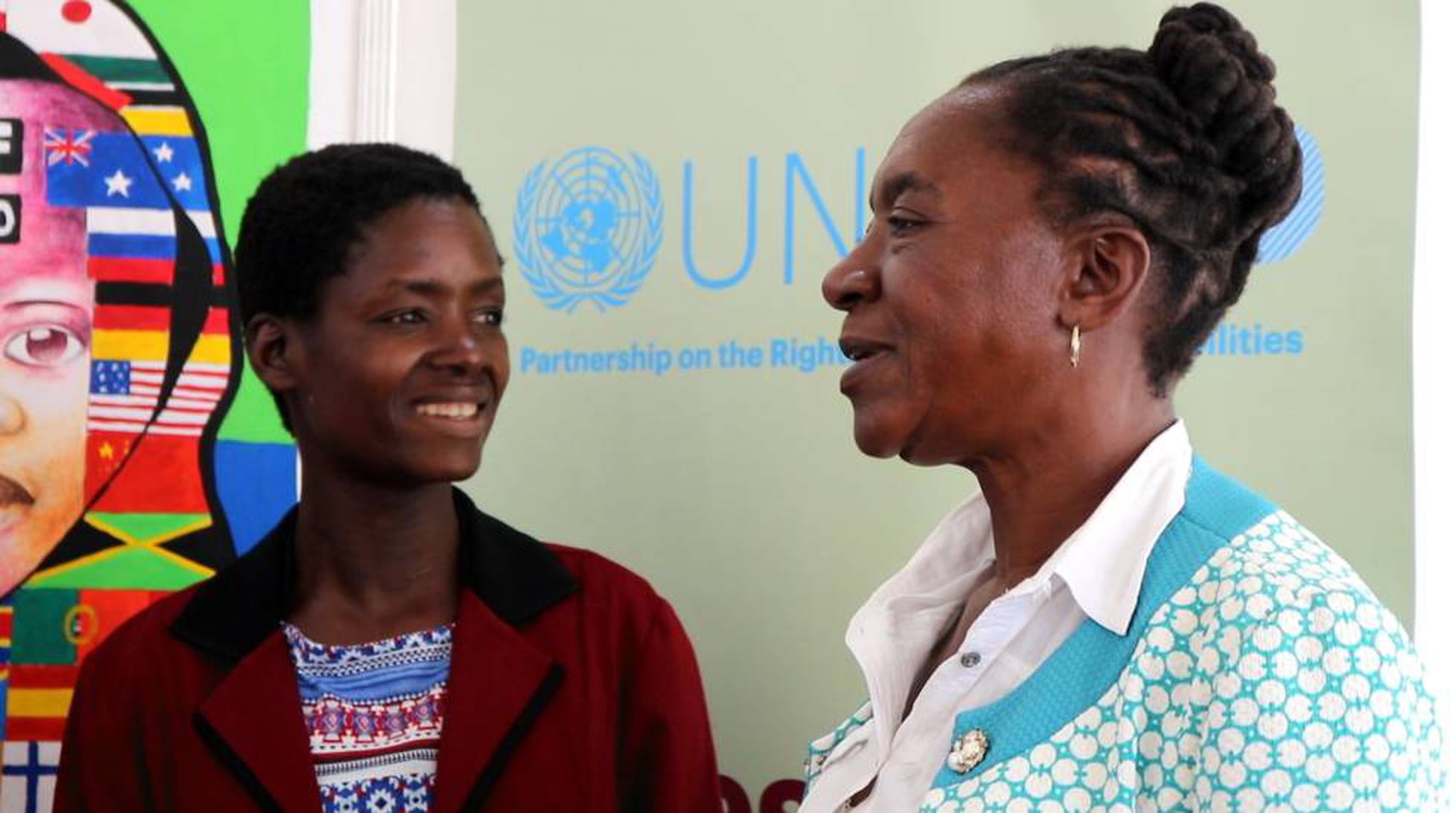 UNPRPD news 1 March 2020. Promise y Modie Moyo en Harare, el pasado 3 de diciembre. UNESCO