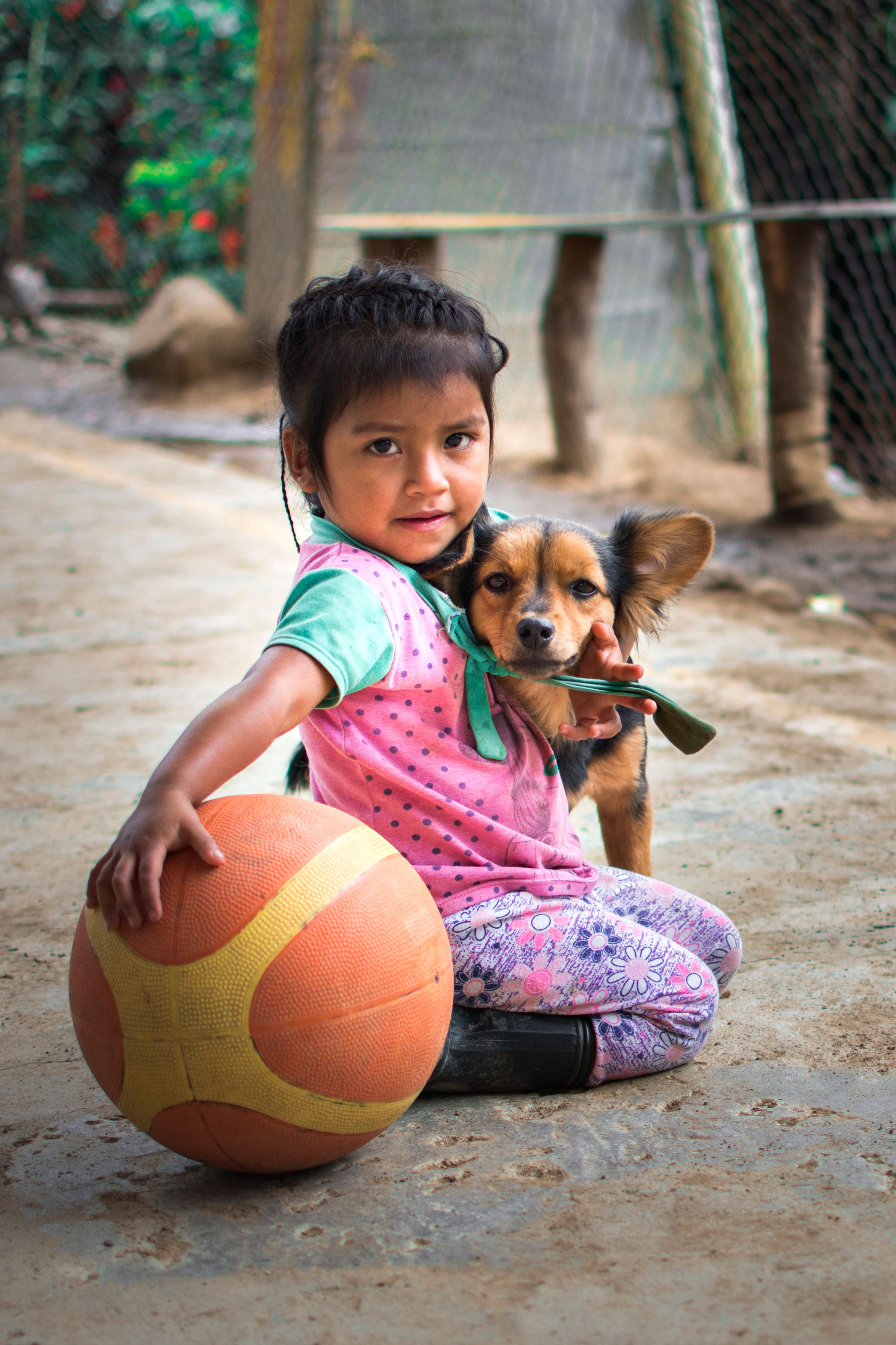 Colombia Peace MPTF girl with dog