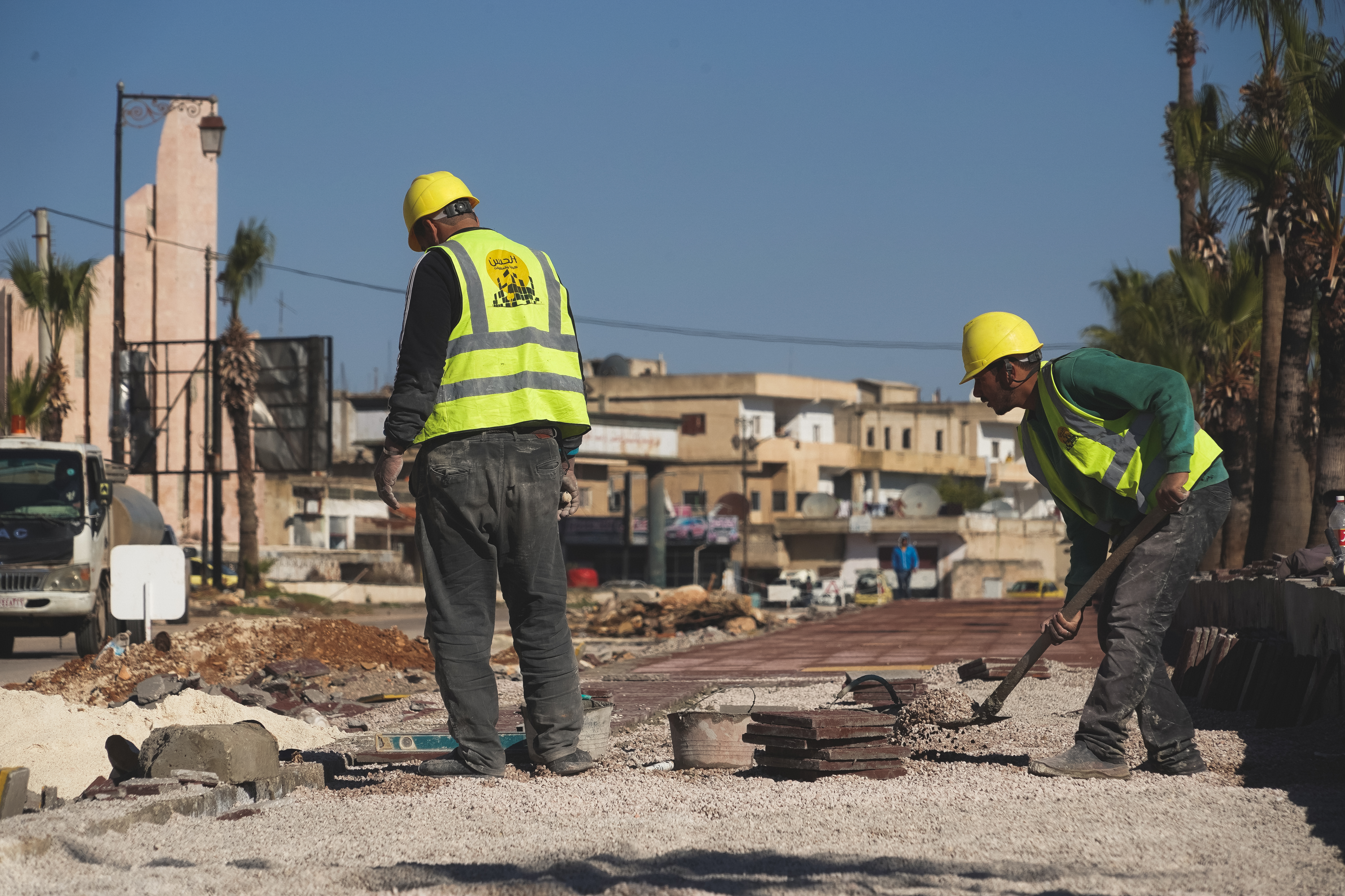 Daraa UN-HABITAT_sidewalk rehab