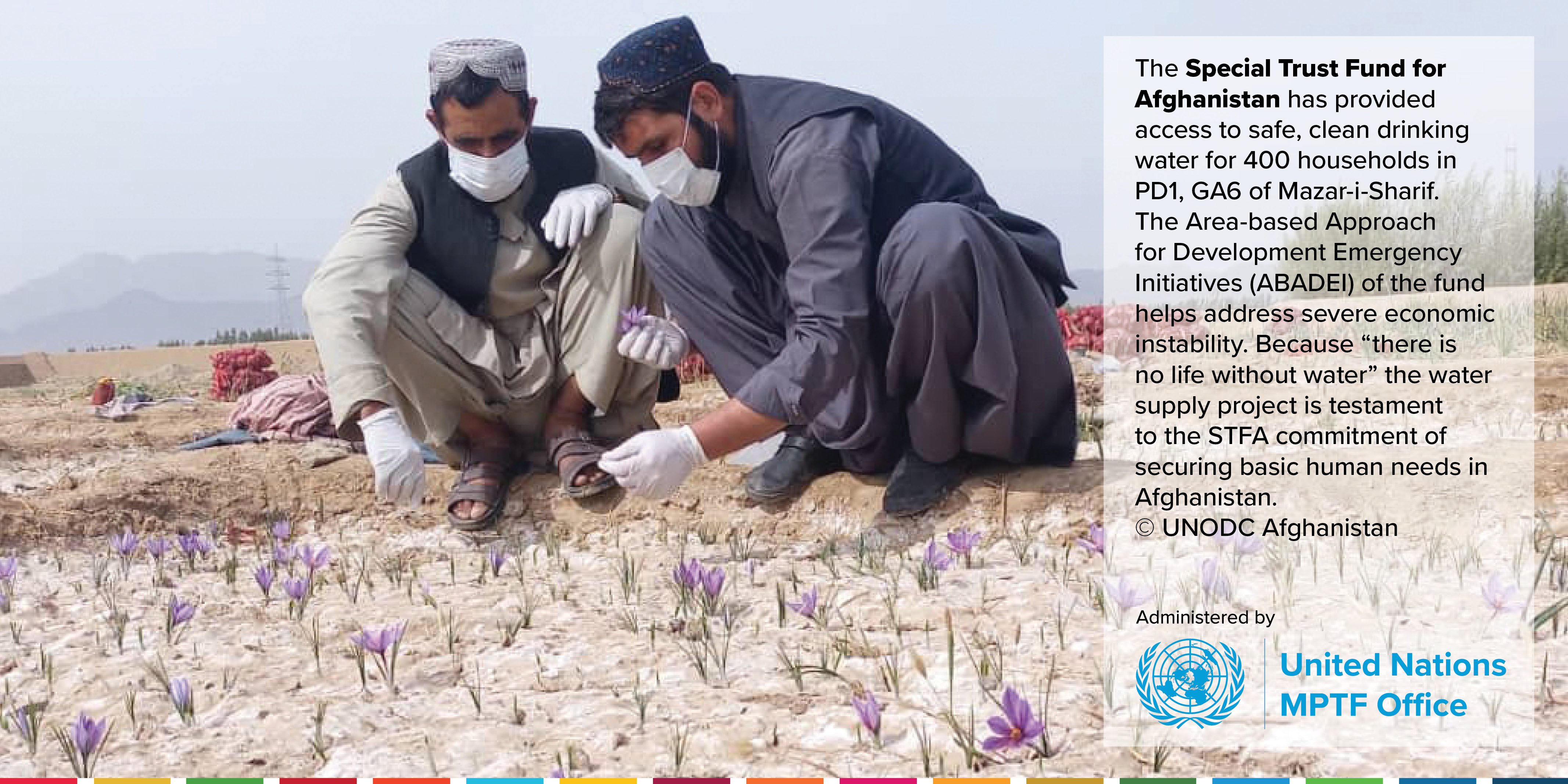 Special Trust Fund for Afghanistan results pic 2022 MPTF Office Annual Report