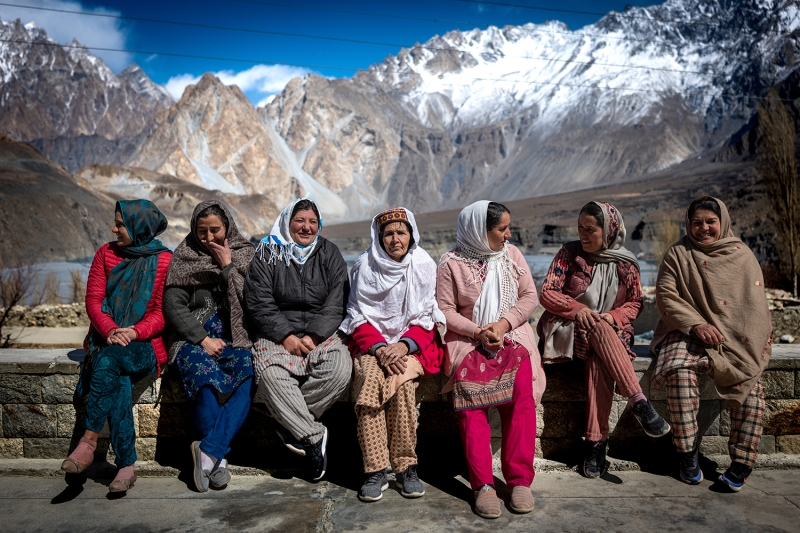 A women’s group meets to discuss flood emergency plans in the Hunza Valley, Pakistan Photo by Todd Brown/ UNEP