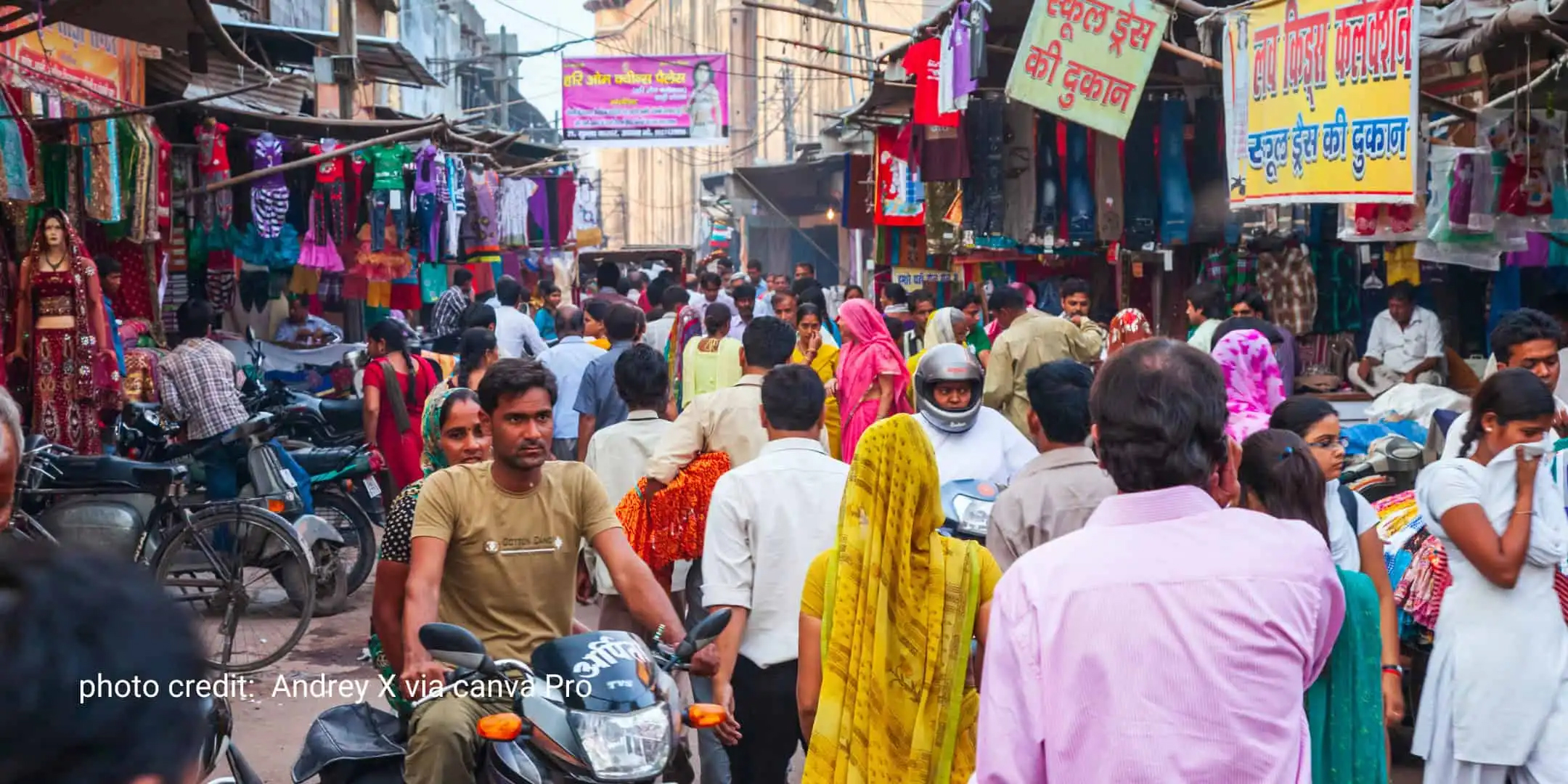 PAGE news pic 2 October 2024 street market scene in India