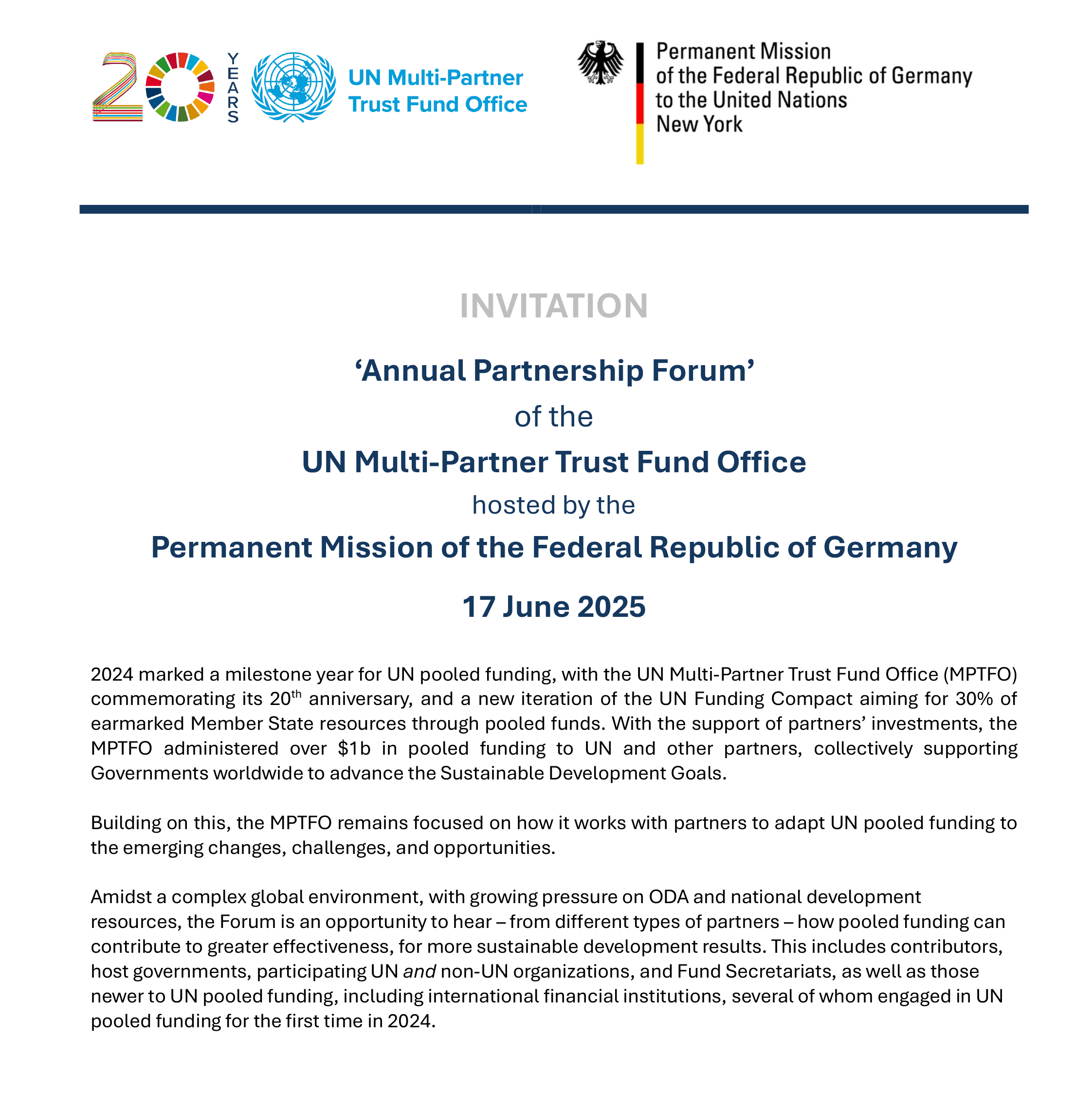 2025 Partnerships Forum invitation short