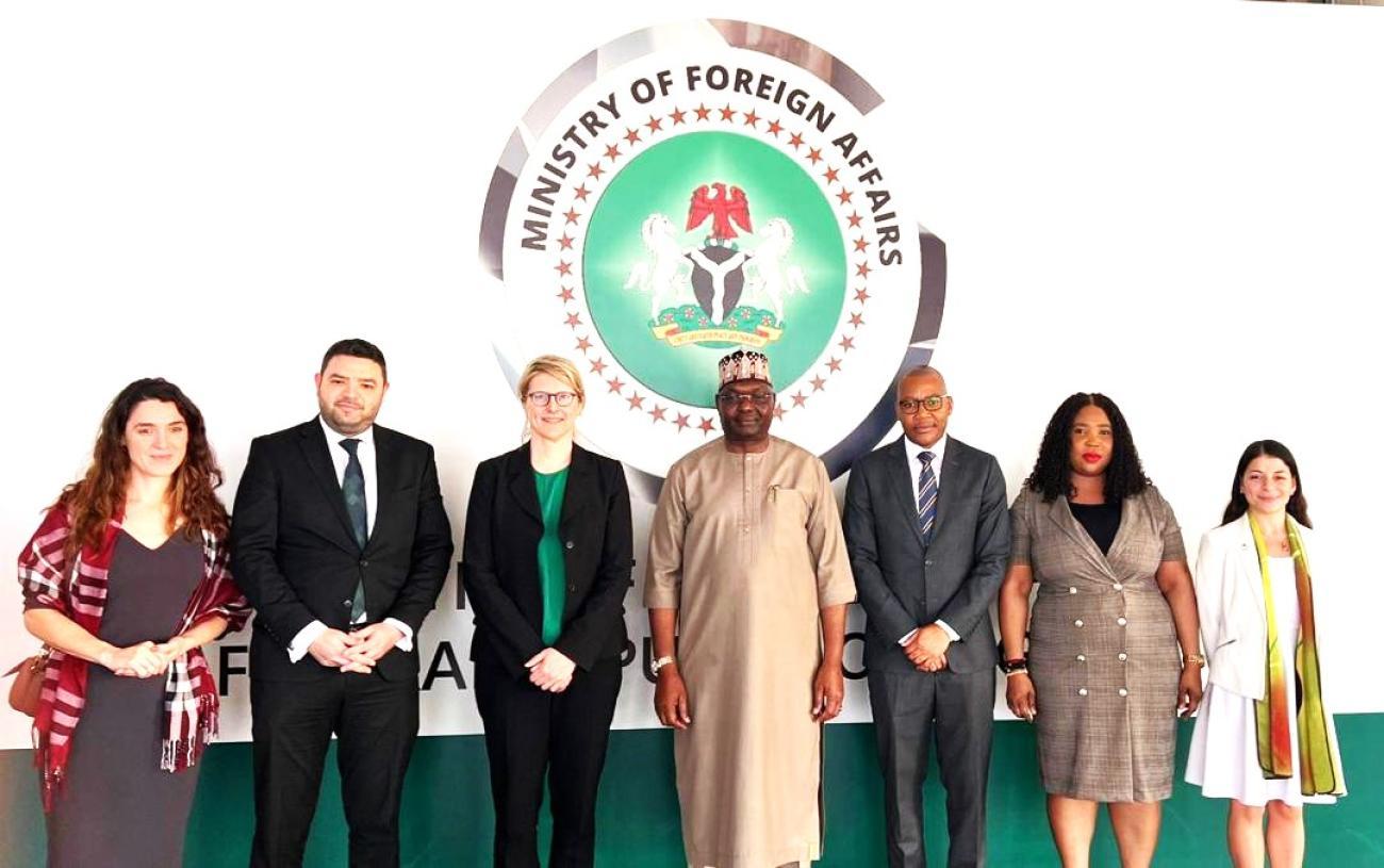 Group photo of Informal Expert Group of members of the United Nations Security Council on Climate, Peace and Security