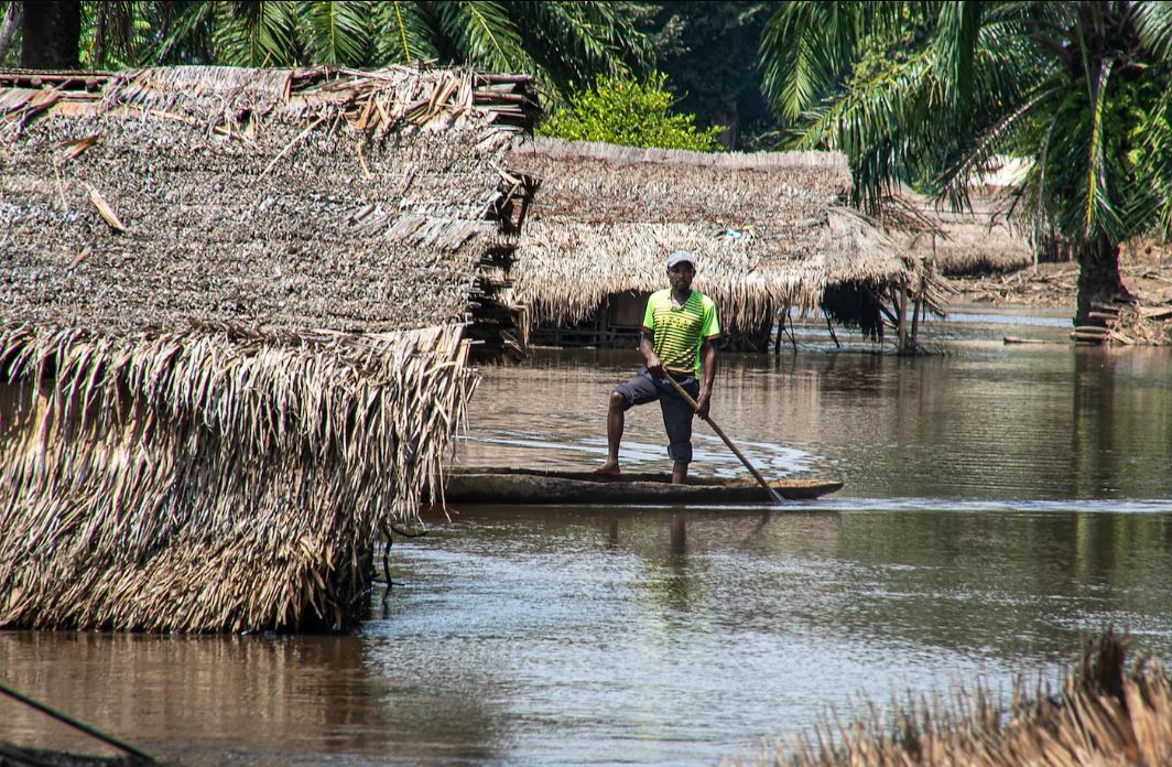 Floods drowned Kambo village