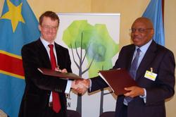 US$200 Million Agreement signed between Central African Forest Initiative and Democratic Republic of Congo Minister of Finance