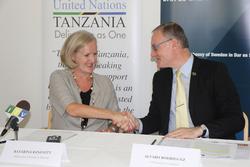 Sweden supports the One UN Fund in Tanzania with US$ 36 million