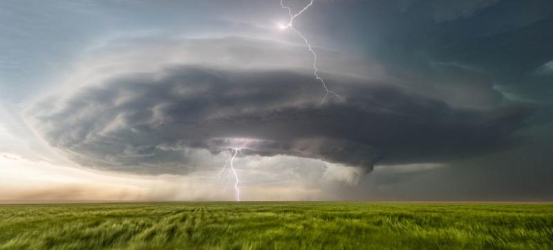 © WMO/Frédéric Couzinier Many of the impacts of climate change are experienced through water-related events, including intensified storms.