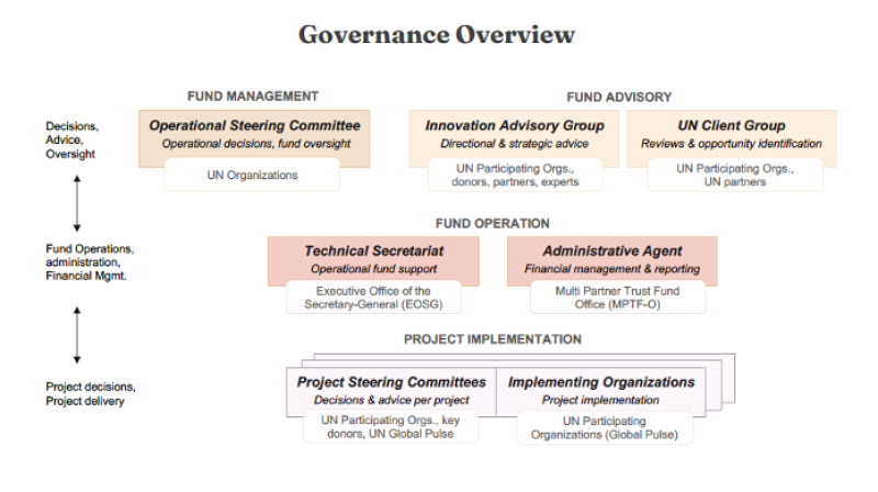 UN Global Pulse Network governance graphic