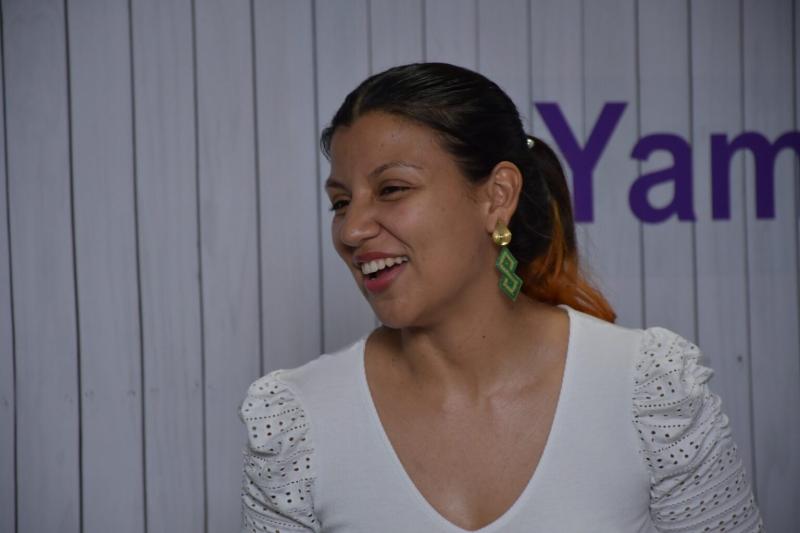 Kelly Campo; young woman with joyous expression