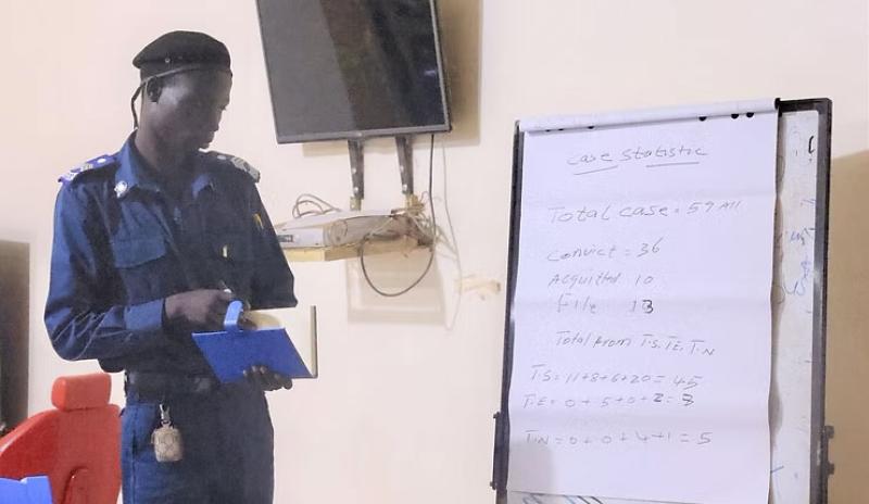 In Greater Tonj, Warrap State, UNMISS, UNDP, and partners have collaborated on a circuit court project funded by the UN Multi-partner Trust Fund for Reconciliation, Stabilization, and Resilience (RSRTF) to combat violence and deliver justice. Photo by Zejin Yin/UNMISS.