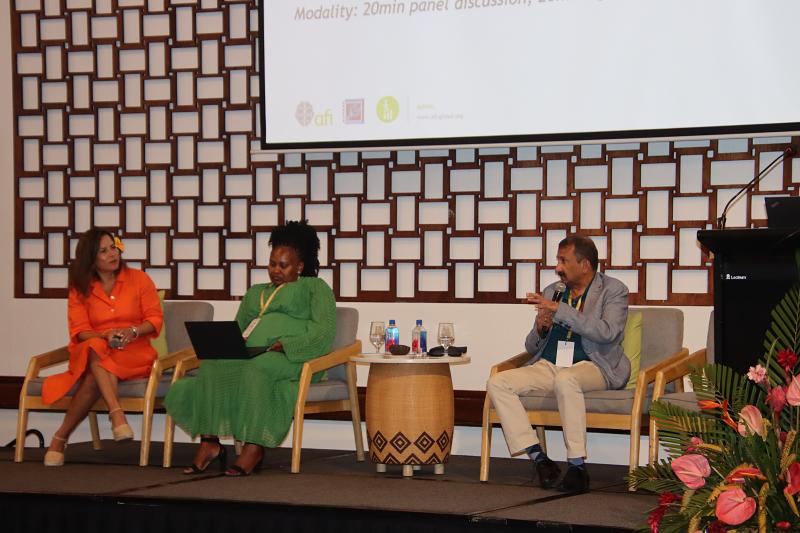 The panel discussion emphasized the need for immediate financial assistance after extreme weather events and pitched parametric insurance as a solution.