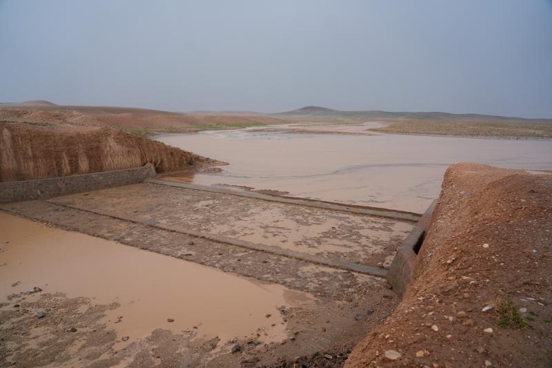 Tanasa Check Dam in Qalat City, Zabul Province