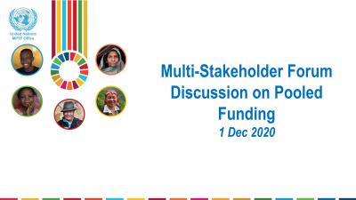 Stakeholder Forum presentation December 2020